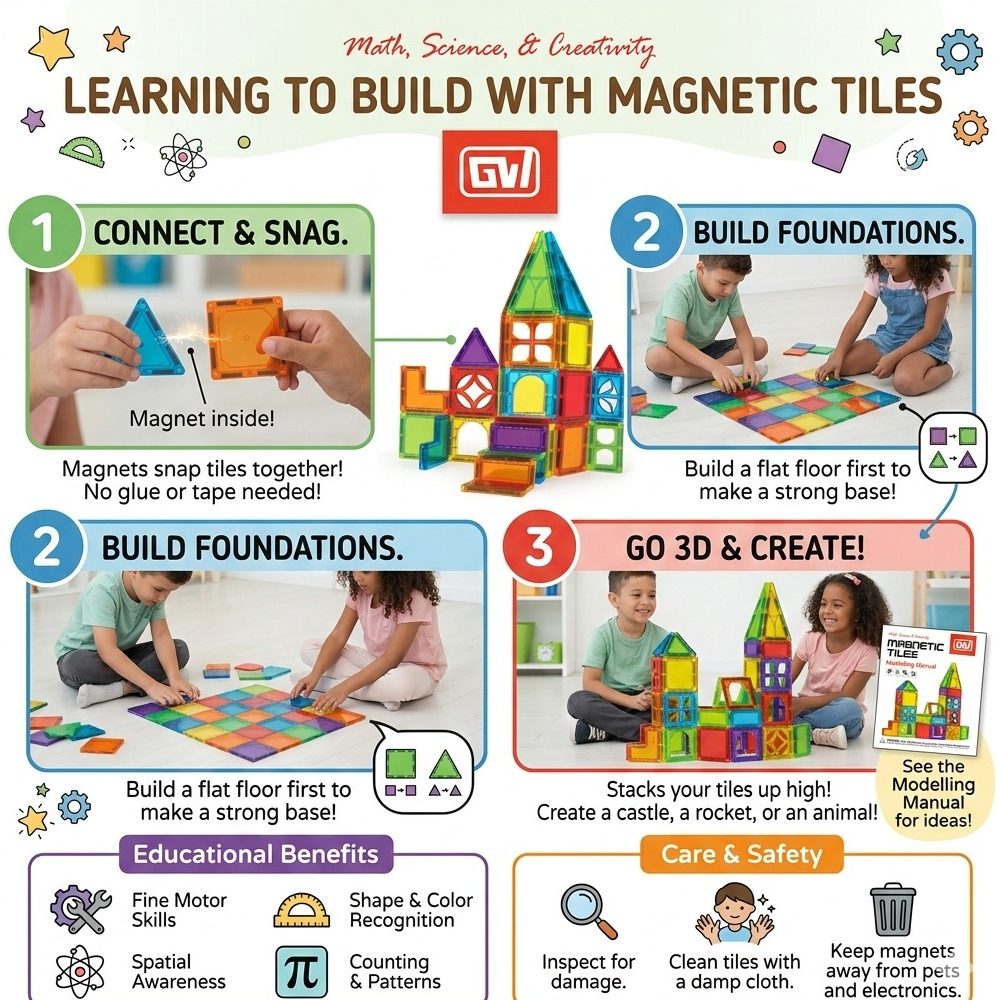 3D MAGNETIC TILES