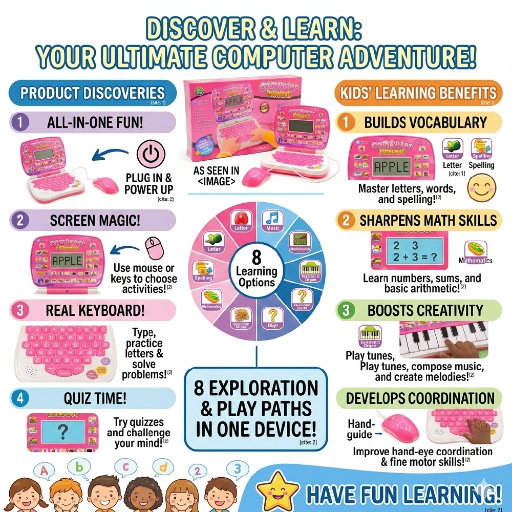 KIDS LEARNING LAPTOP