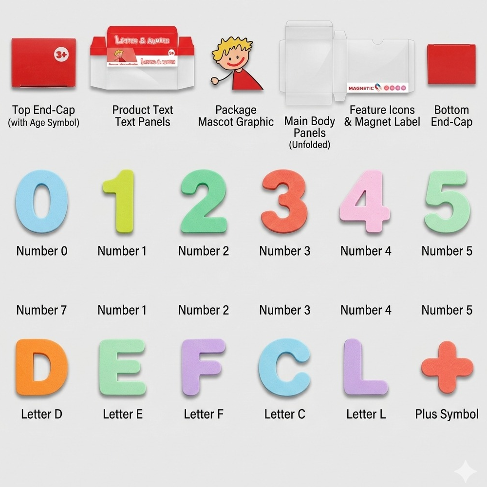 MAGNETIC LETTER & NUMBERS