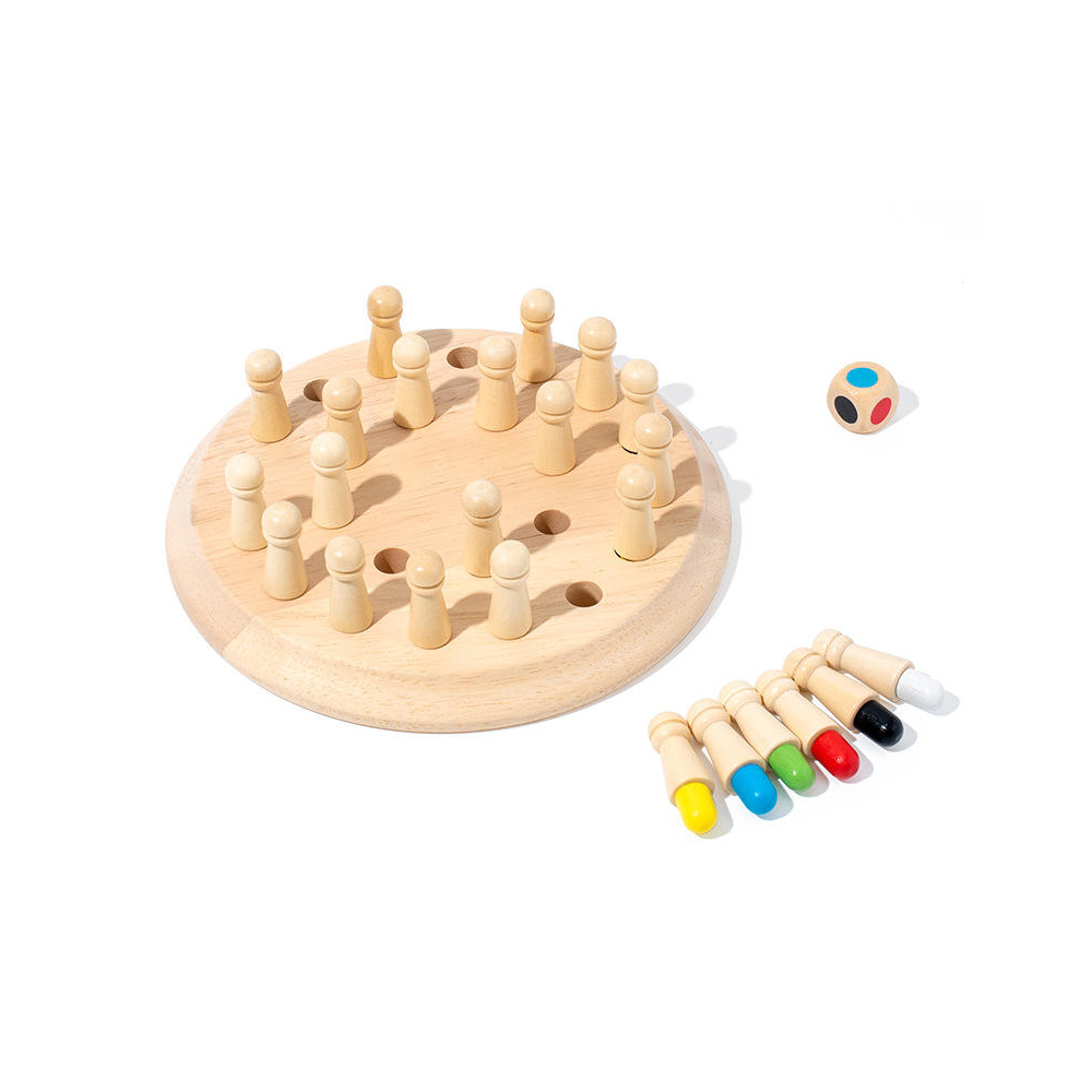 KIDS WOODEN MEMORY CHALLANGE EDUCATIONAL TOYS
