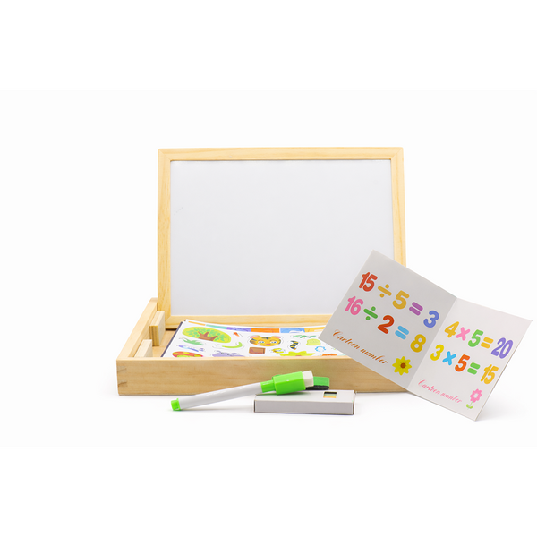 Wooden Animal & Math Learning Board for Kids | Educational Puzzle Toy