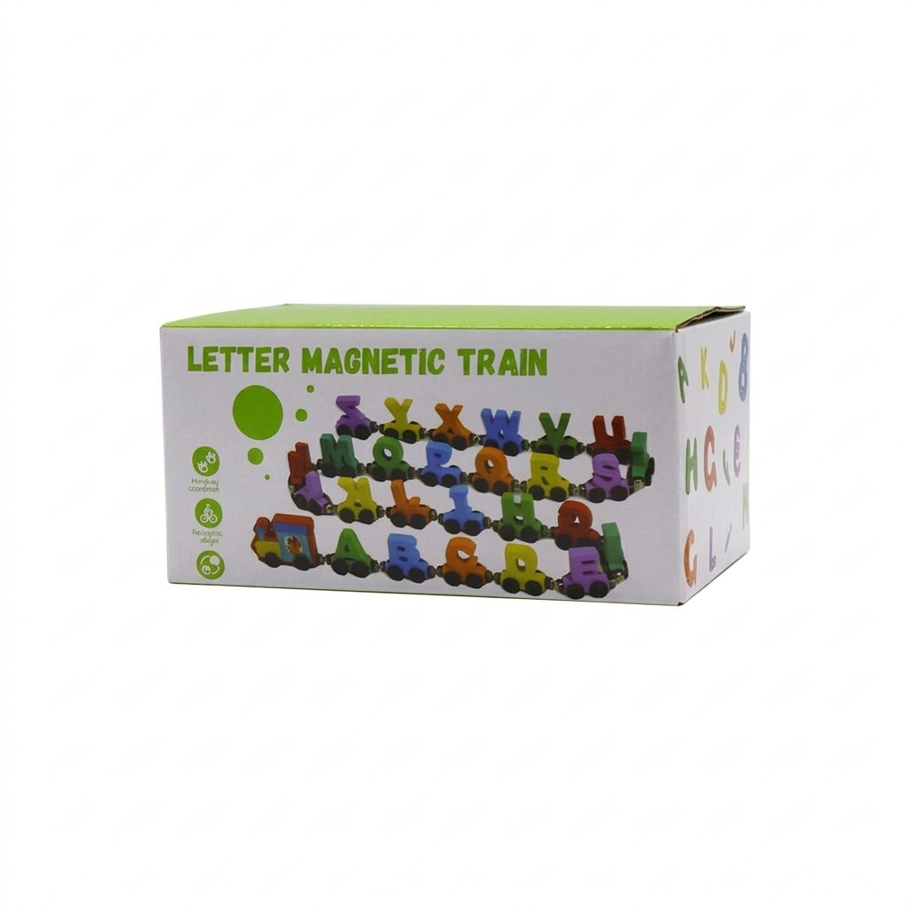 Magnet ABC Letter Train – Multi-Color | Kids Educational Toy for Learning Alphabets