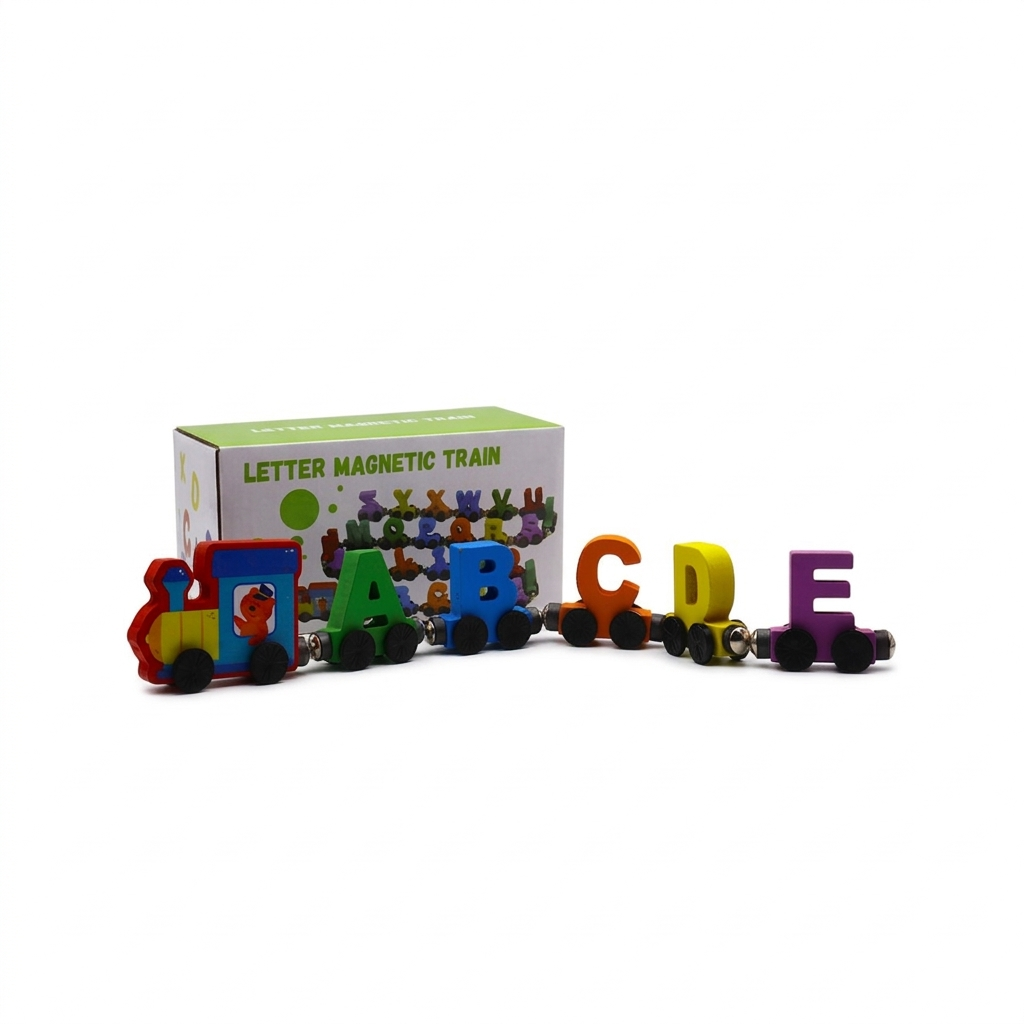 Magnet ABC Letter Train – Multi-Color | Kids Educational Toy for Learning Alphabets