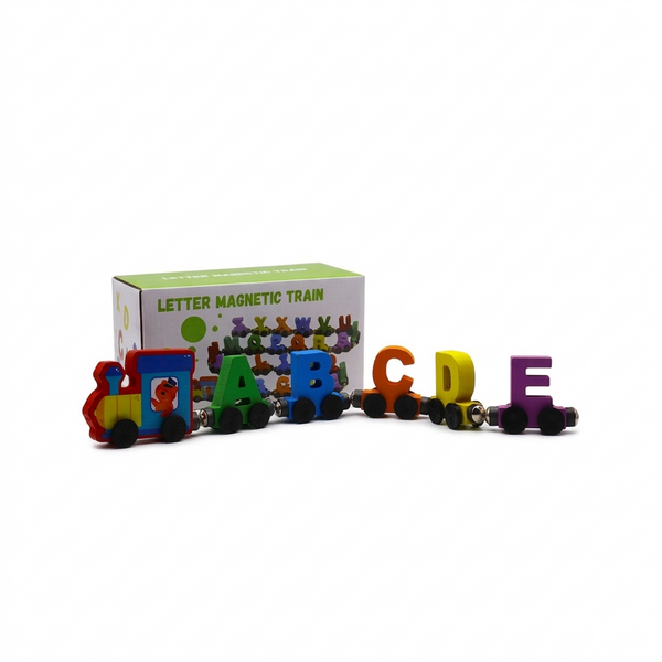 Magnet ABC Letter Train – Multi-Color | Kids Educational Toy for Learning Alphabets